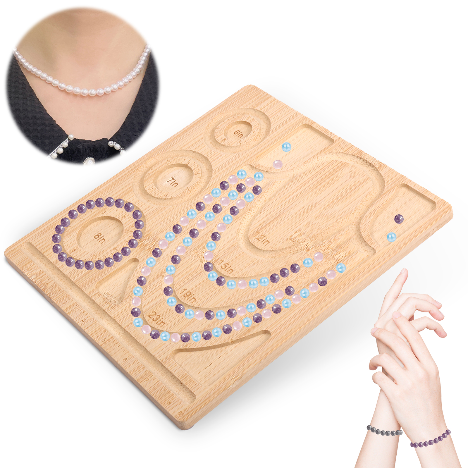 Woodworking Design Software - Wooden Beading Design Board DIY Jewelry