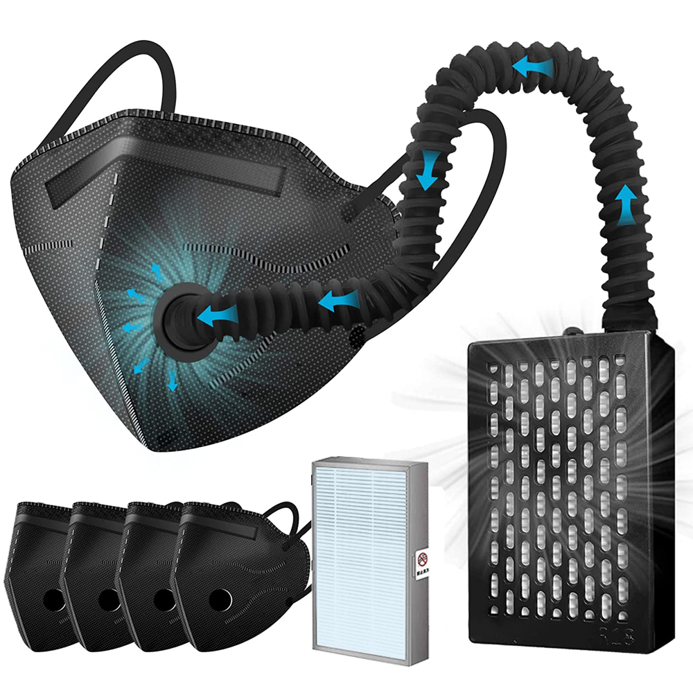 Woodworking Respirator - Electric KN95 Mask with Fan -