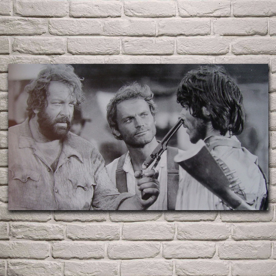 Woodworking Oil Finish - old movies artwork Terence Hill Bud