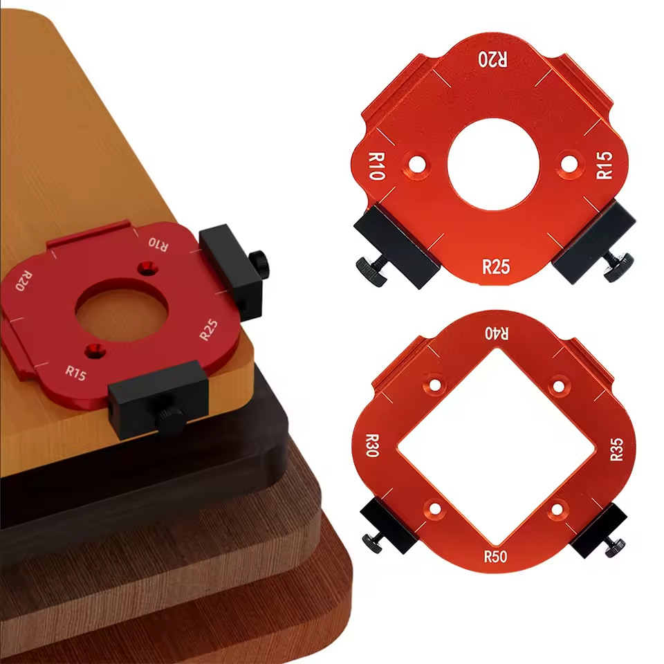 Woodworking Design Software - 2Pcs Aluminum Alloy Radius Jig Templates