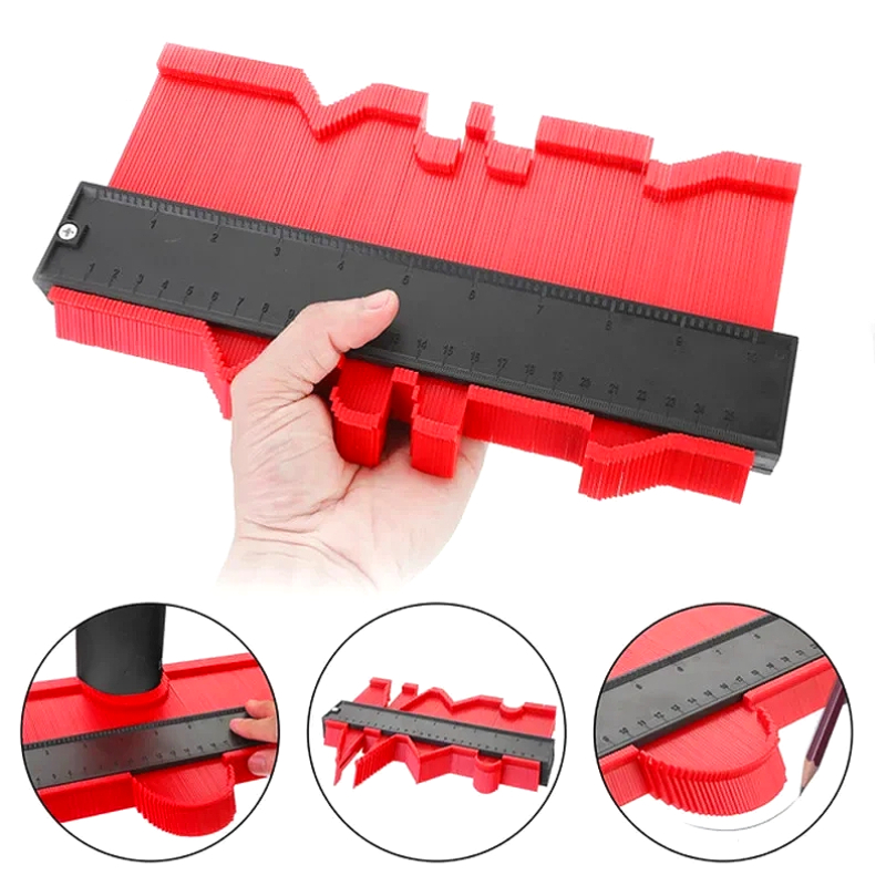 Woodworking Design Software - 1Pcs Ruler Cutting Irregular Contour Gauge