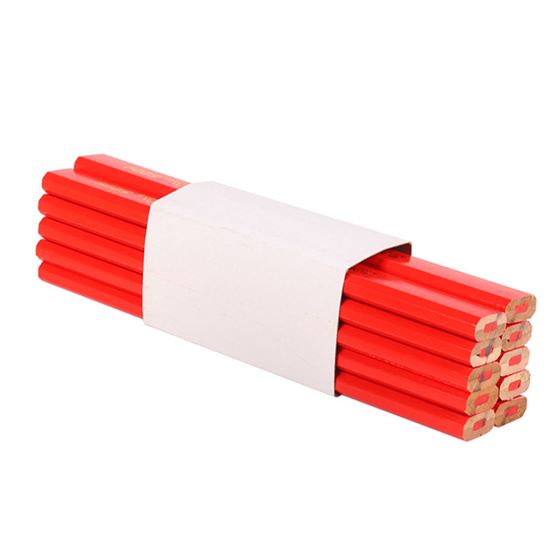 Woodworking Shop - 12PCS Elliptical Woodworking Pencils With Scale