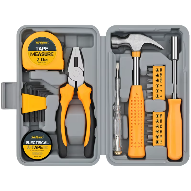 Woodworking Hammer - Hi-Spec 24-Piece Compact Home & Office