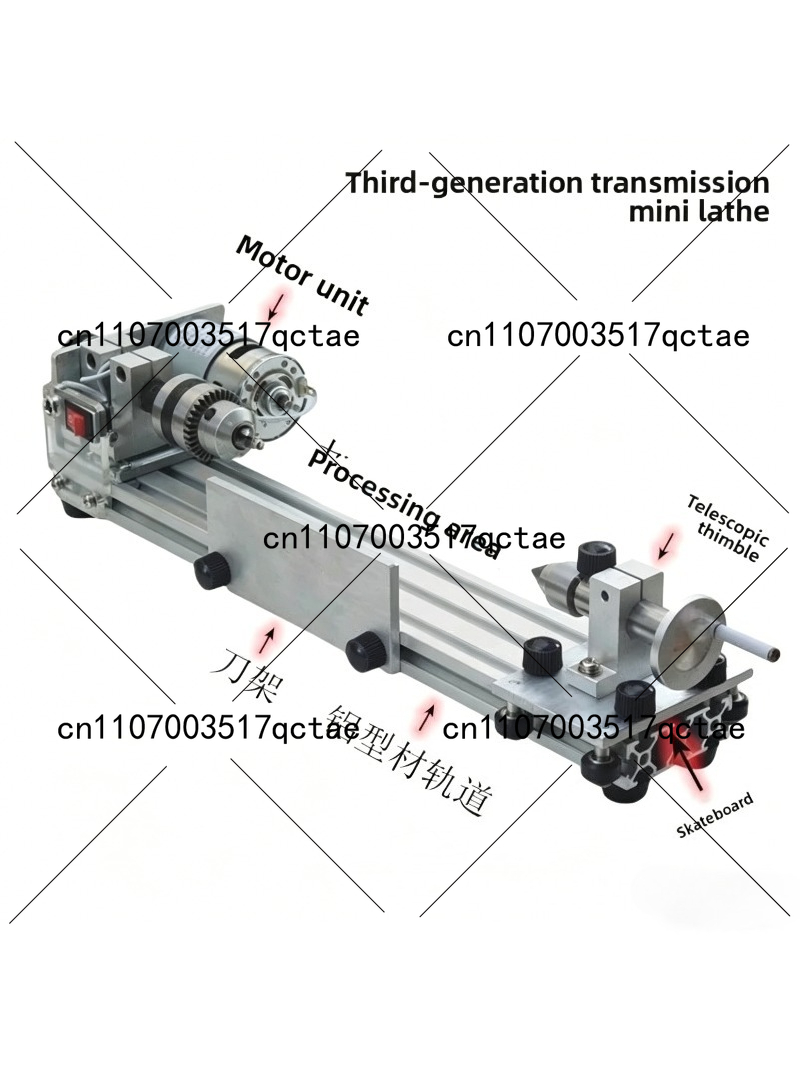 Multifunctional Micro Lathe Ad - Woodworking Lathe recensie en prijs