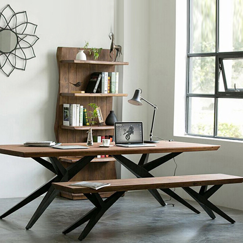 Nordic solid wood desk wrought - Woodworking Lofts recensie en prijs
