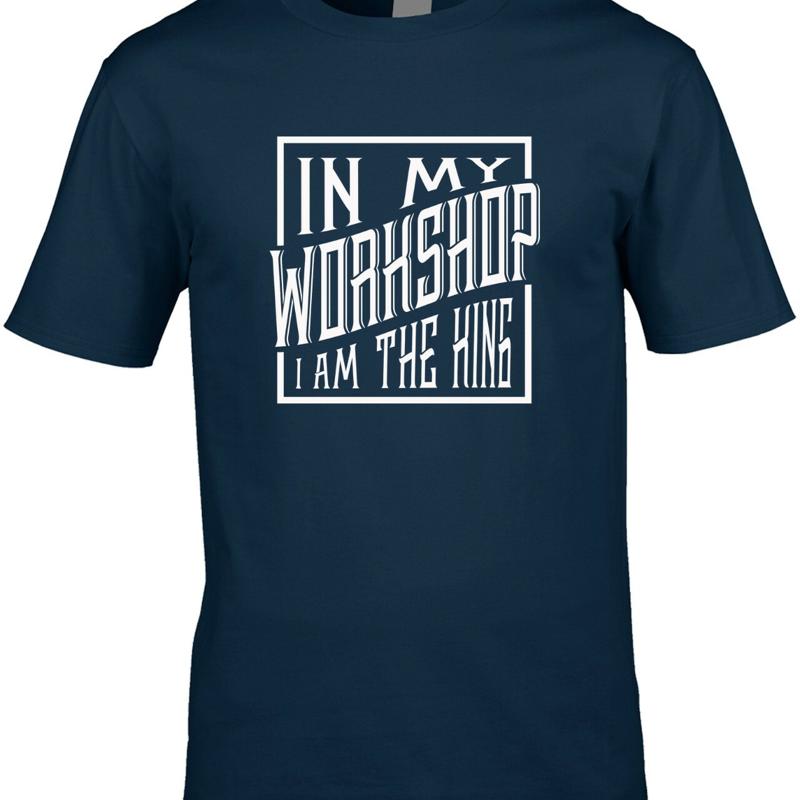In My Workshop I Am King Mens  - Woodworking Jokes recensie en prijs