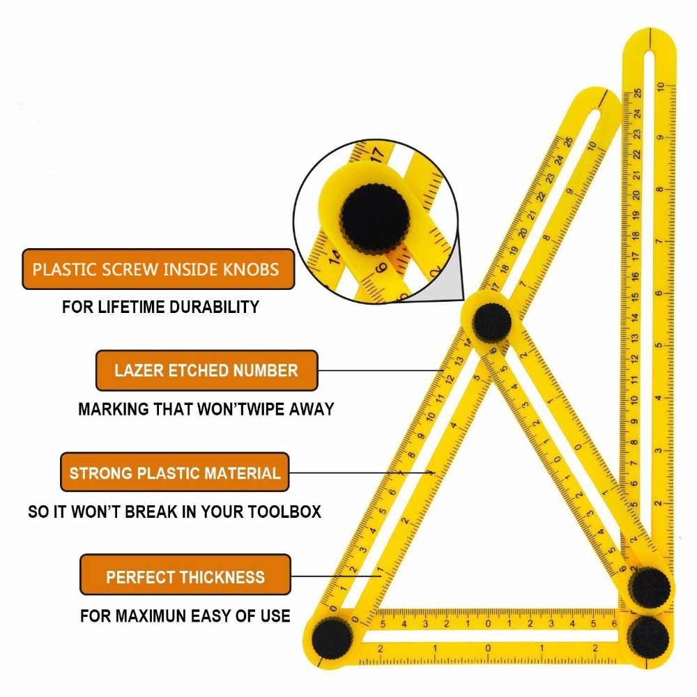 Protractor Multi Angle Ruler T - Woodworking Design Software recensie en prijs