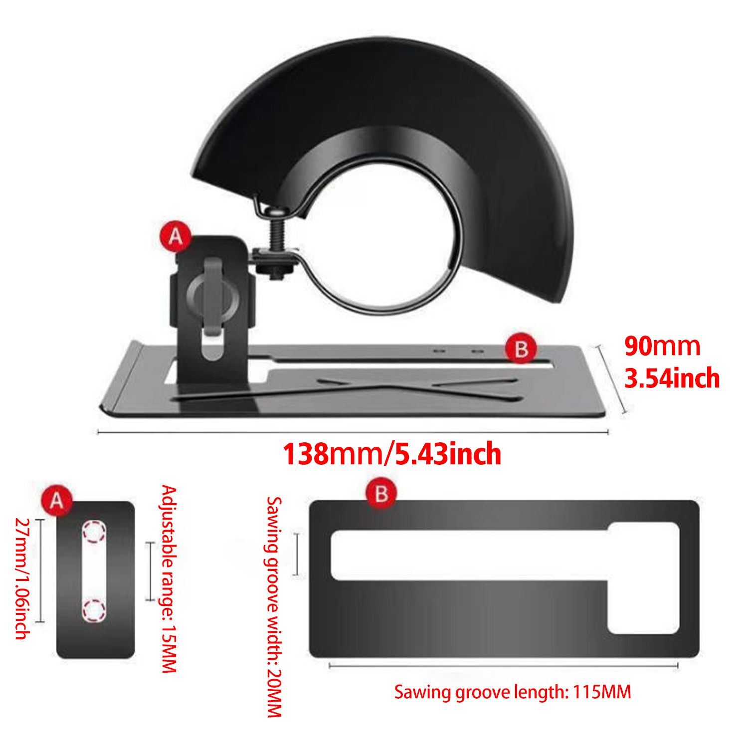 Cutting Bracket Protective Cov - Woodworking Face Shield recensie en prijs