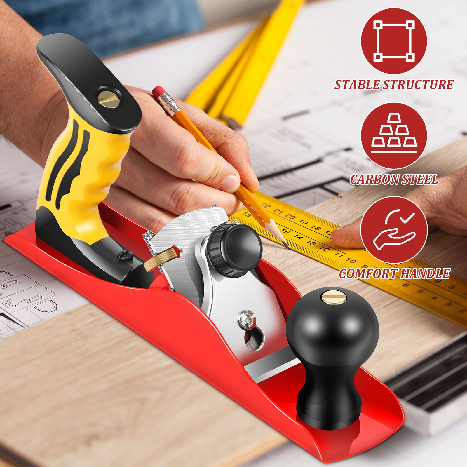 Wood Hand Planer Set Hand Tool - Woodworking Shop recensie en prijs