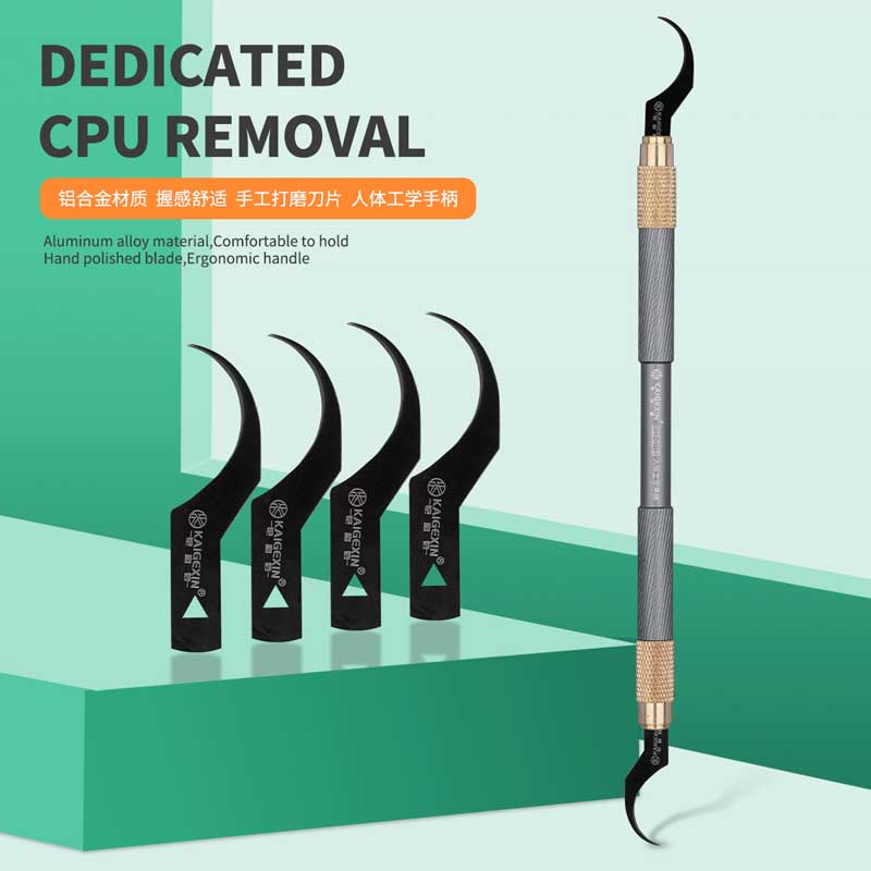 KGX CPU Glue Removal Blade Set - Card Scraper Steel recensie en prijs