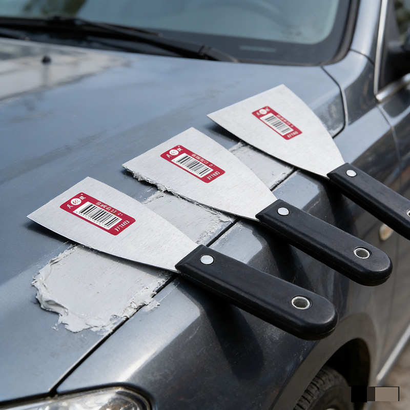 Rubber Handle Putty Knife Putt - Card Scraper Steel recensie en prijs