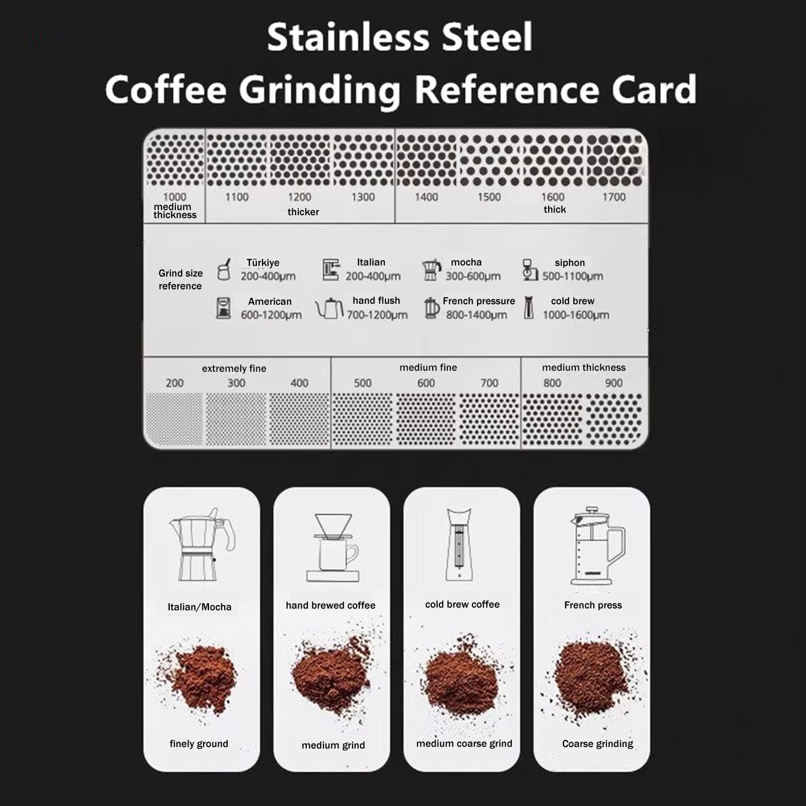 1Pc Coffee Powder Grinder Thic - Card Scraper Steel recensie en prijs