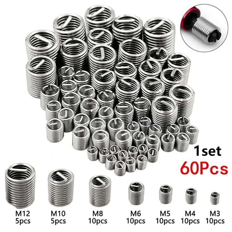 60pcs Stainless Steel Spiral W - Woodworking Shop recensie en prijs