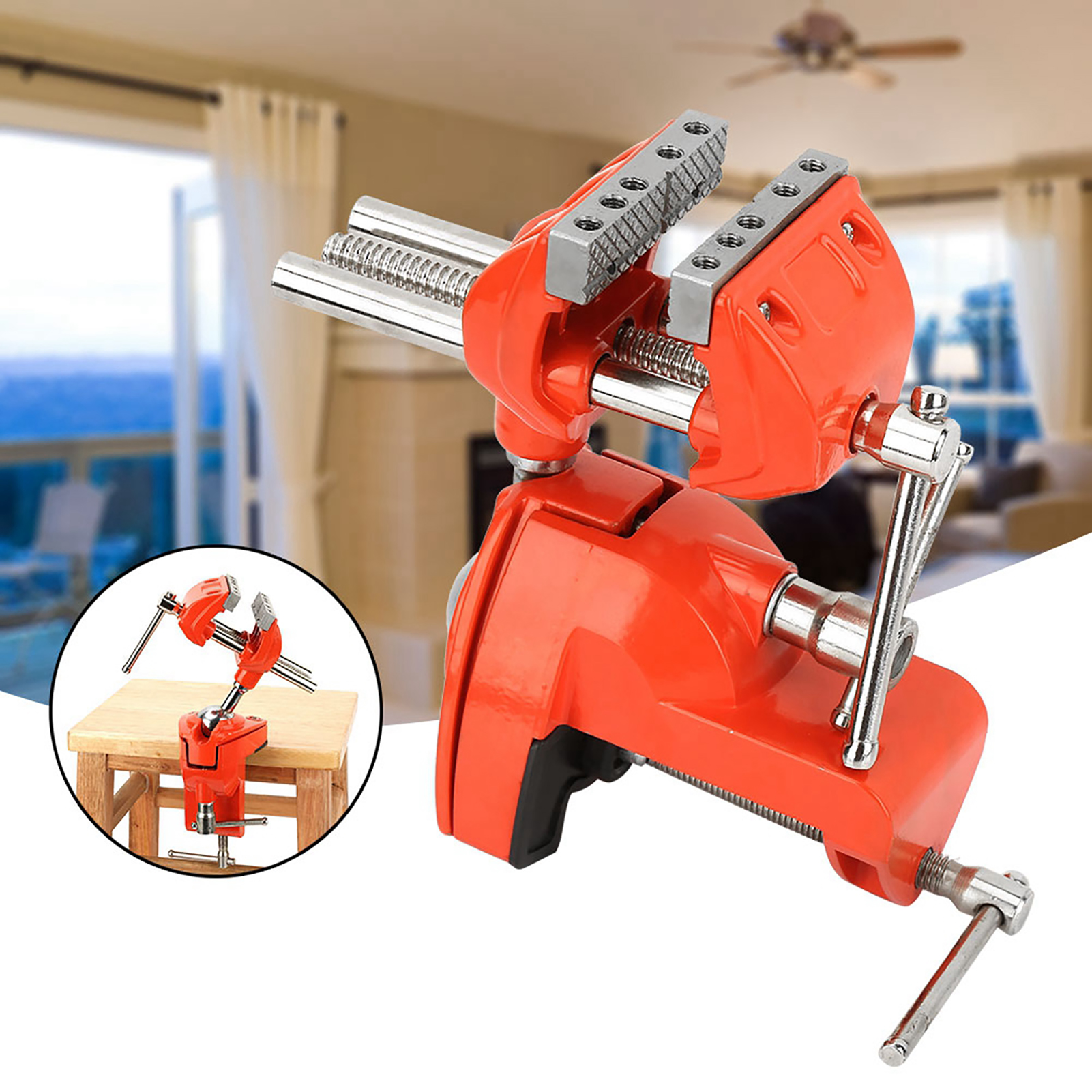 Milling Vise Mini 360°Rotating - Woodworking Vise For Workbench recensie en prijs