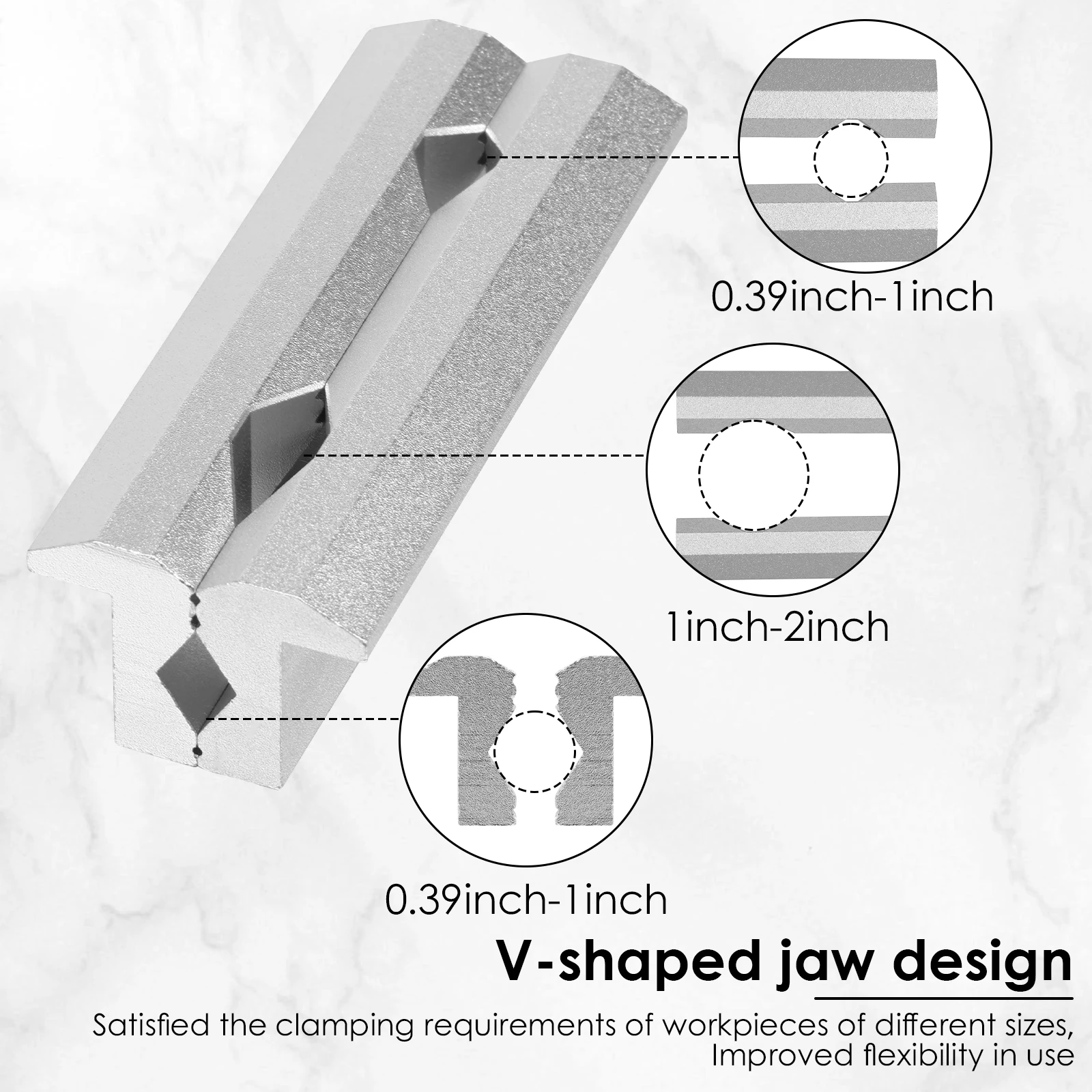 Magnetic Vise Jaws 4/5/6inch V - Woodworking Vise For Workbench recensie en prijs