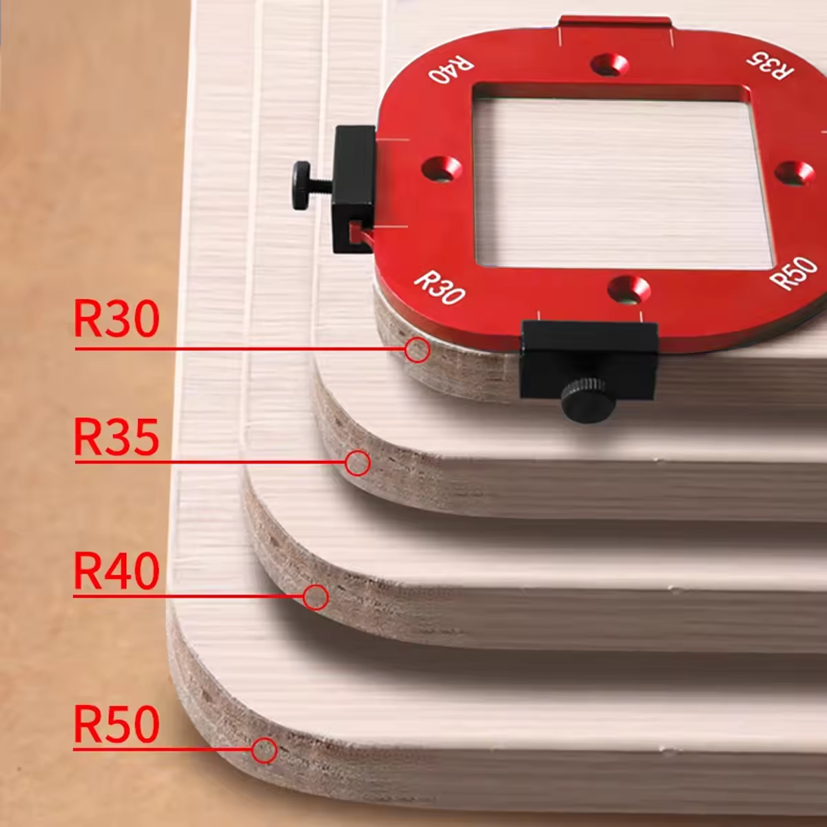 2Pcs Aluminum Alloy Radius Jig - Woodworking Design Software recensie en prijs