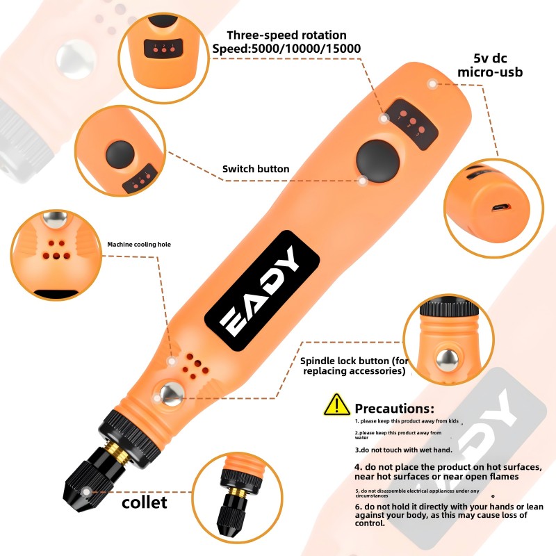 USB Cordless Rotary Tool Kit – - Woodworking Shop recensie en prijs