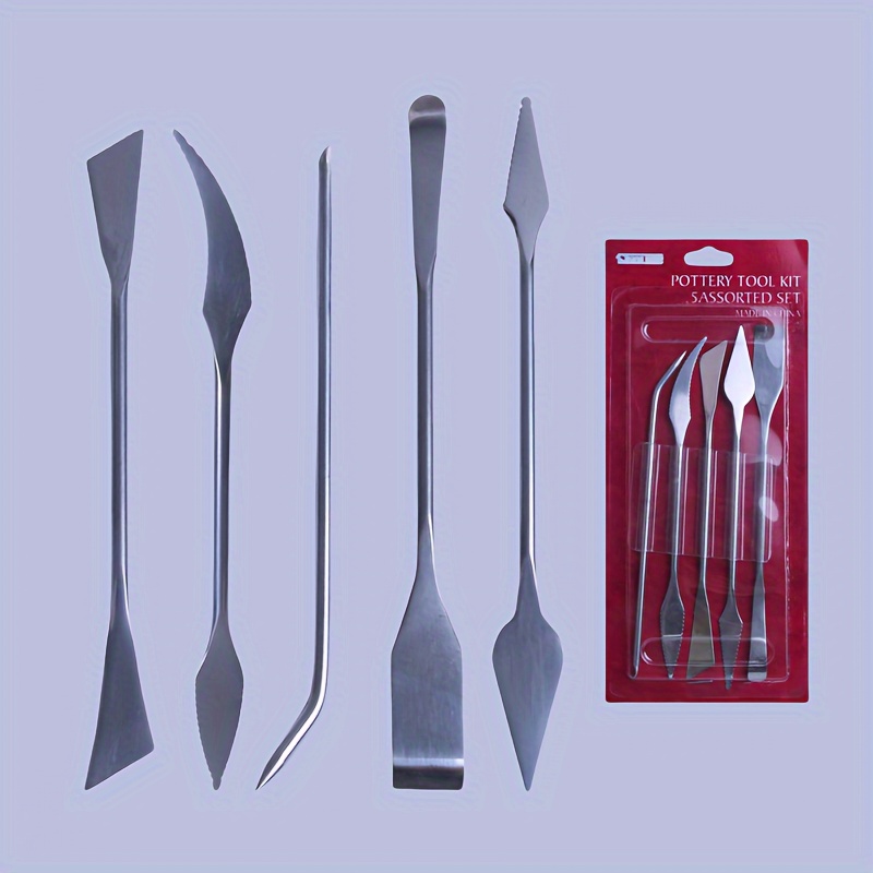 5-piece set of stainless steel - Card Scraper Steel recensie en prijs