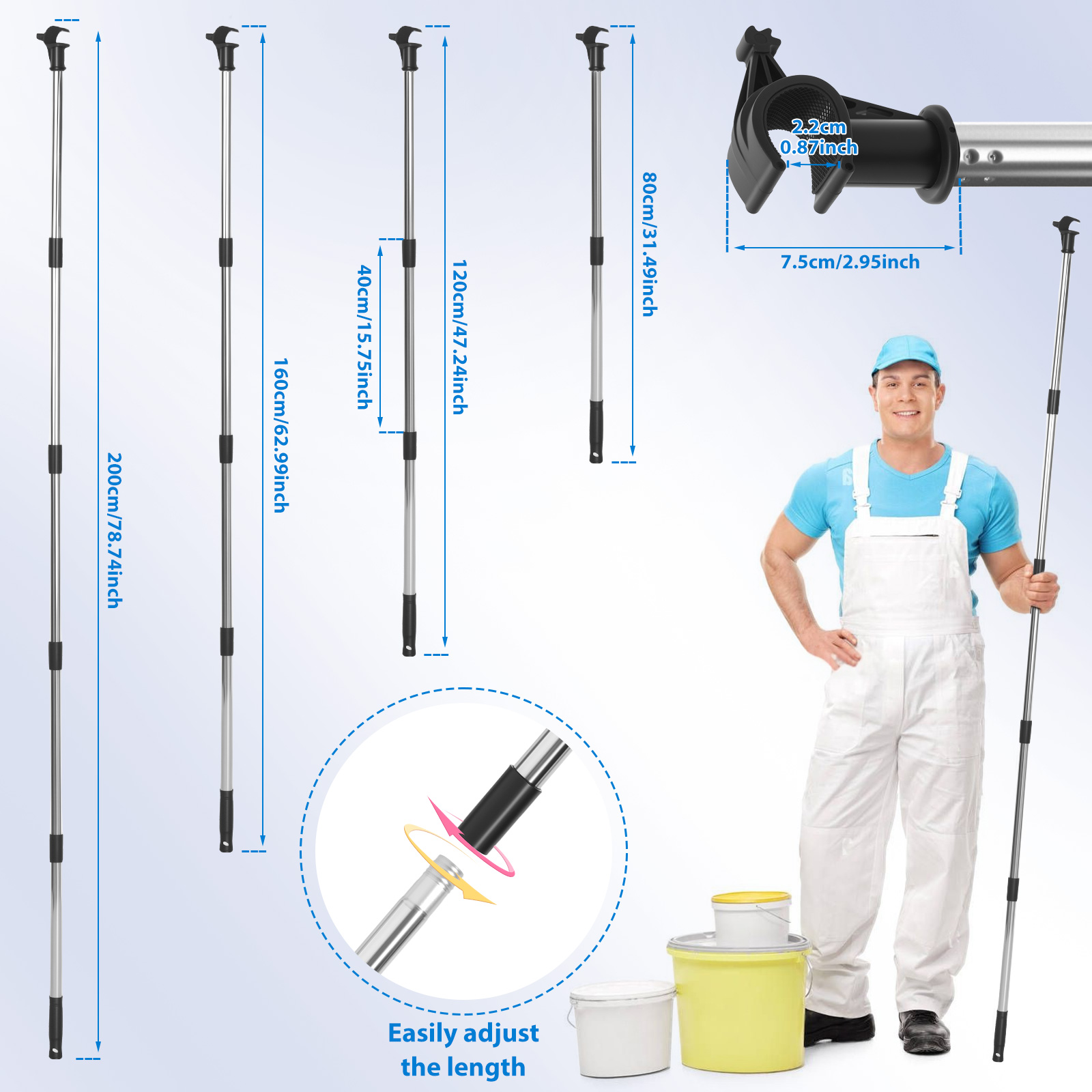 78.7In Window Pole Opener Stai - Woodworking Lofts recensie en prijs
