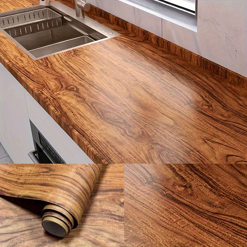Peel and Stick Wood Grain Wall - Woodworking Oil Finish recensie en prijs