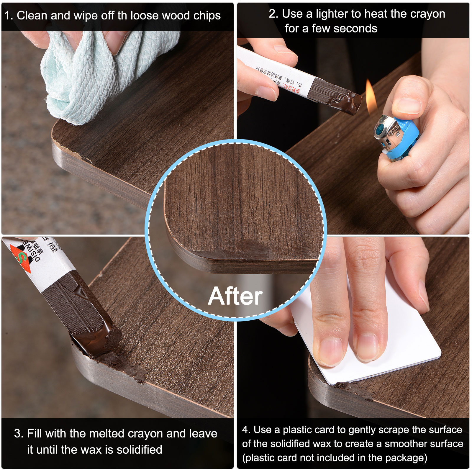 3Pcs Wax Filler Stick Furnitur - Woodworking Oil Finish recensie en prijs