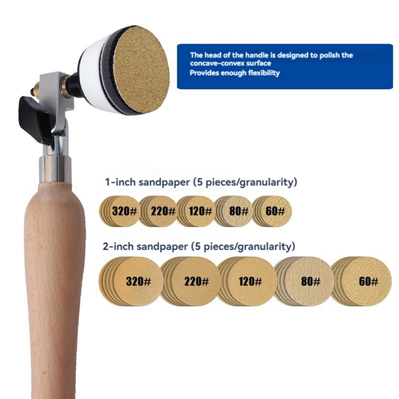 ABEZ Bowl Sander Set 50pcs San - Woodworking Lathe recensie en prijs