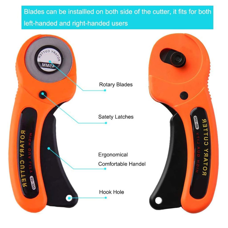 45mm Ergonomic Rotary Fabric C - Card Scraper Steel recensie en prijs