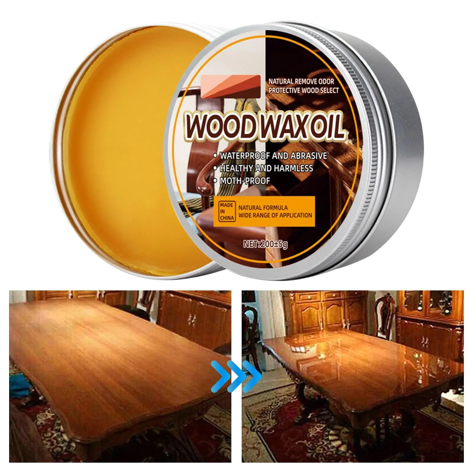 Wooden Beeswax Furniture Polis - Woodworking Oil Finish recensie en prijs