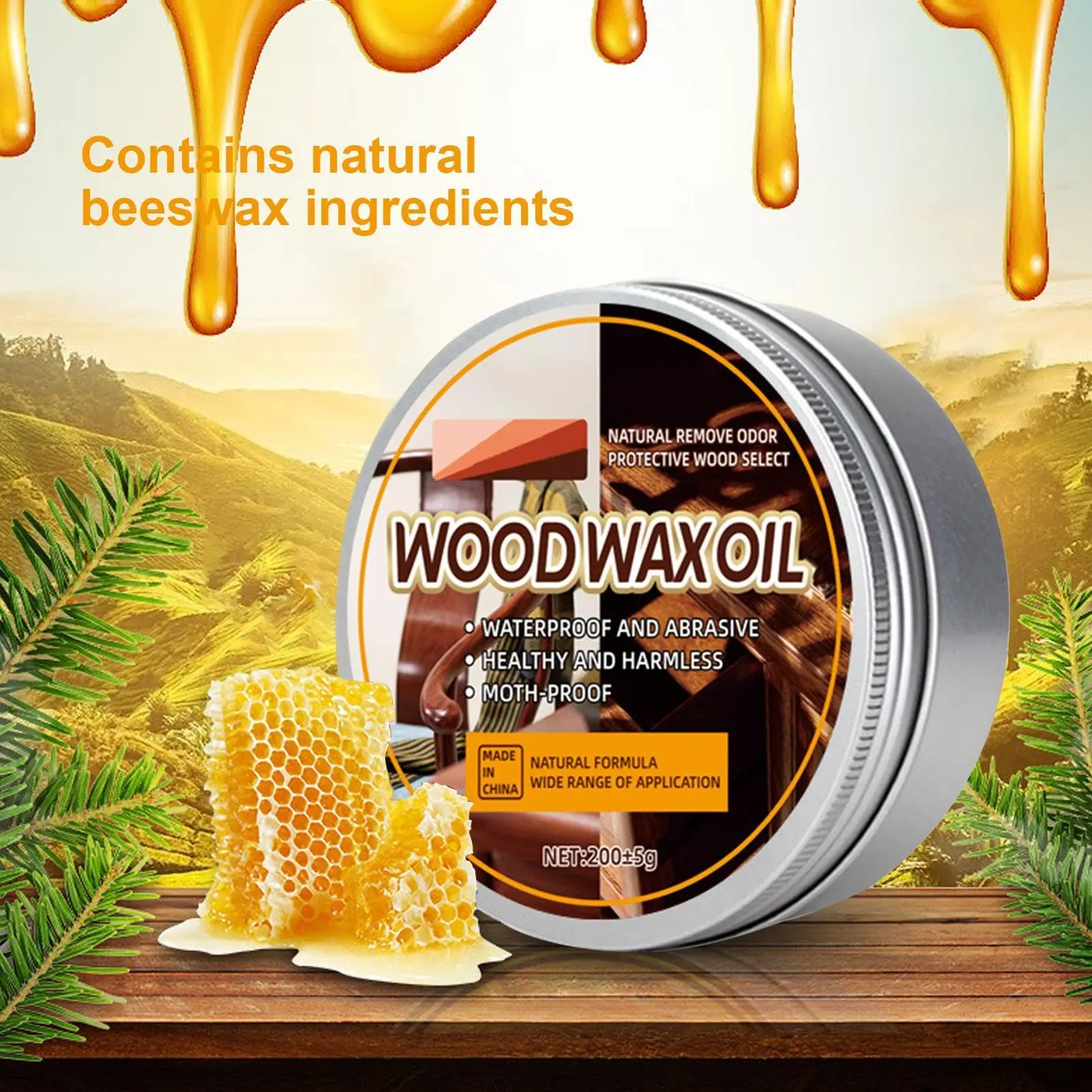 Wooden Beeswax Furniture Polis - Woodworking Oil Finish recensie en prijs