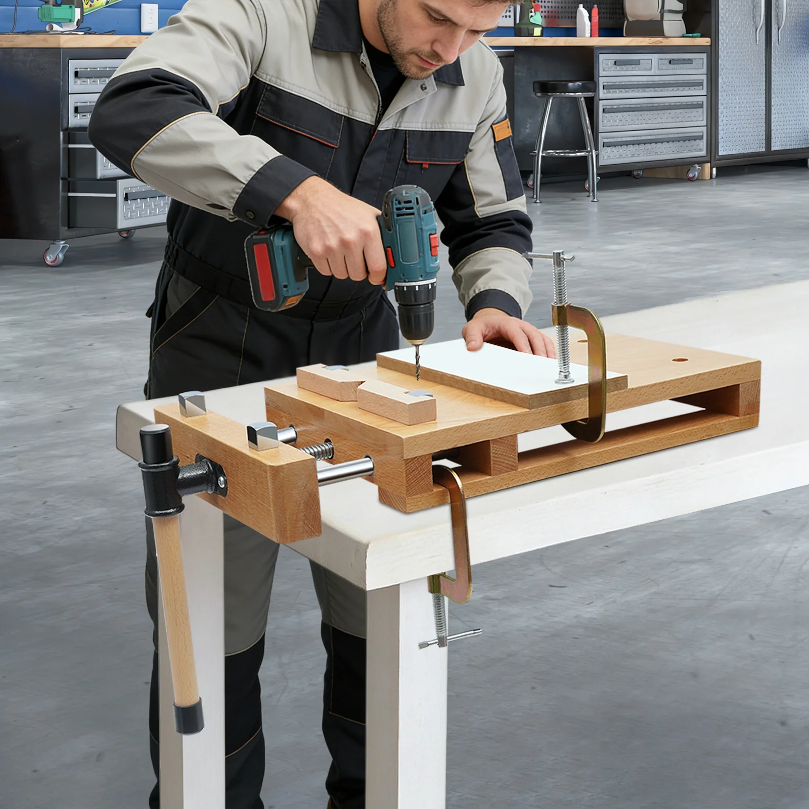 Wood Workbench, Heavy Duty Bir - Woodworking Vise For Workbench recensie en prijs