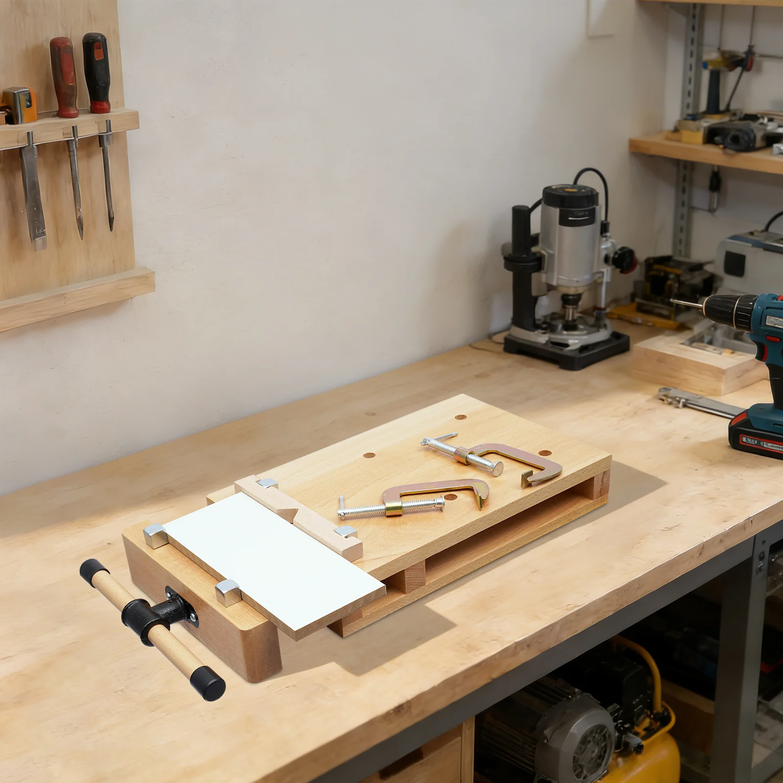 Wood Workbench, Heavy Duty Bir - Woodworking Vise For Workbench recensie en prijs