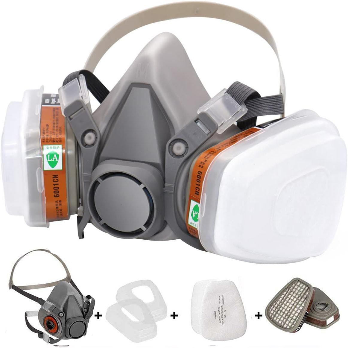 Reusable Full Face Respirator  - Woodworking Respirator recensie en prijs