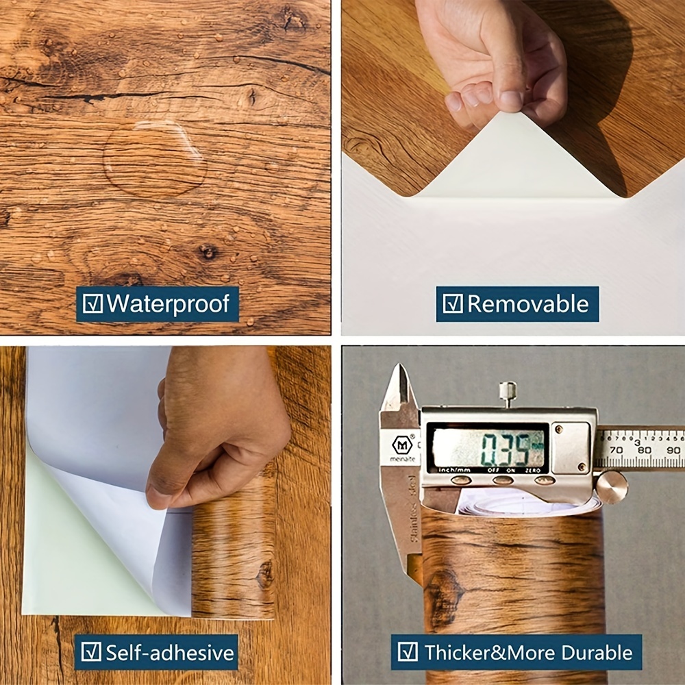 1 Roll Pvc Oil-proof Wood Grai - Woodworking Oil Finish recensie en prijs