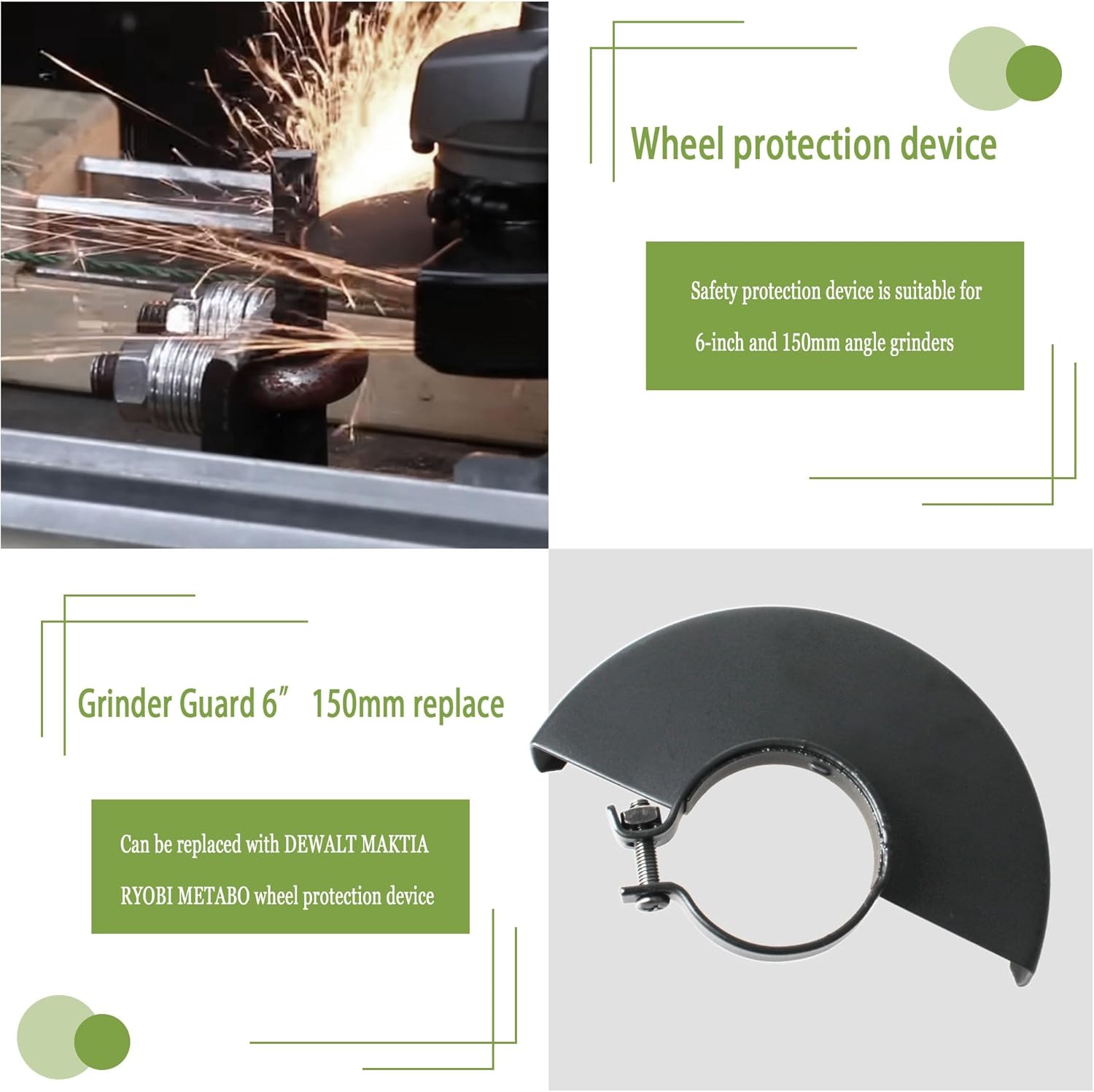 Metal Angle Grinder Guard, Bla - Woodworking Face Shield recensie en prijs