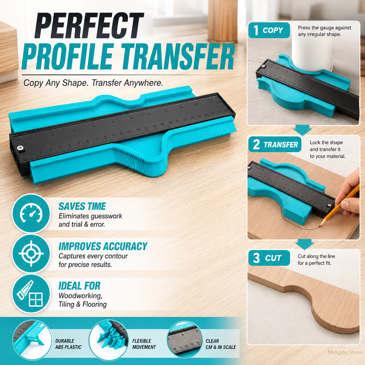 10 Inch Contour Gauge Profile  - Woodworking Design Software recensie en prijs