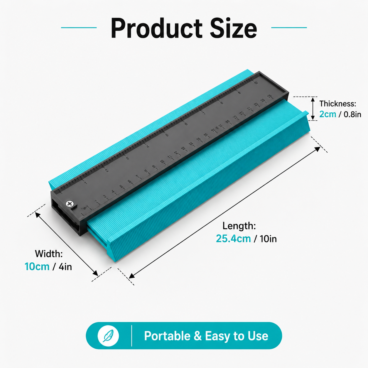 10 Inch Contour Gauge Profile  - Woodworking Design Software recensie en prijs