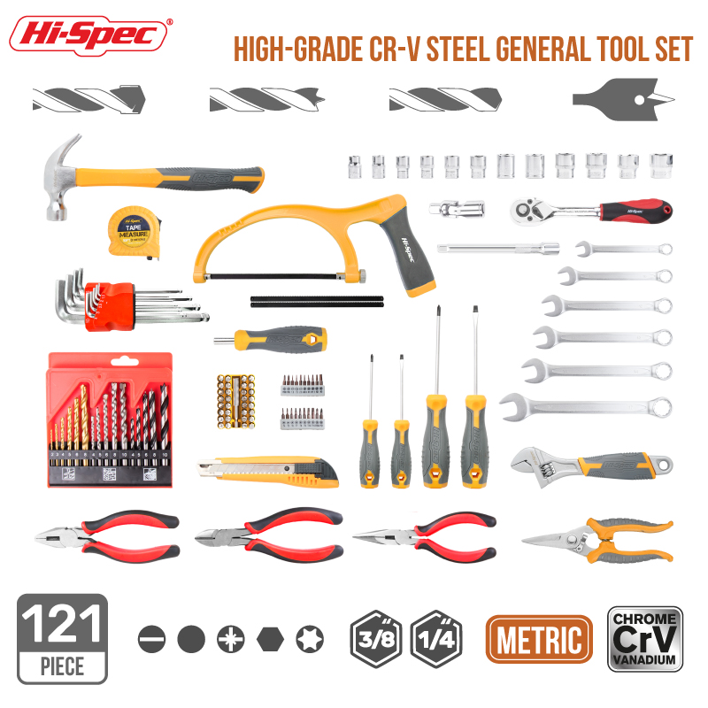 Hi-Spec Professional 91pcs Too - Woodworking Hammer recensie en prijs